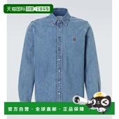 香港直邮Ami blue蓝色 Paris 1h可退 男士 牛仔布衬衫 舒适时尚