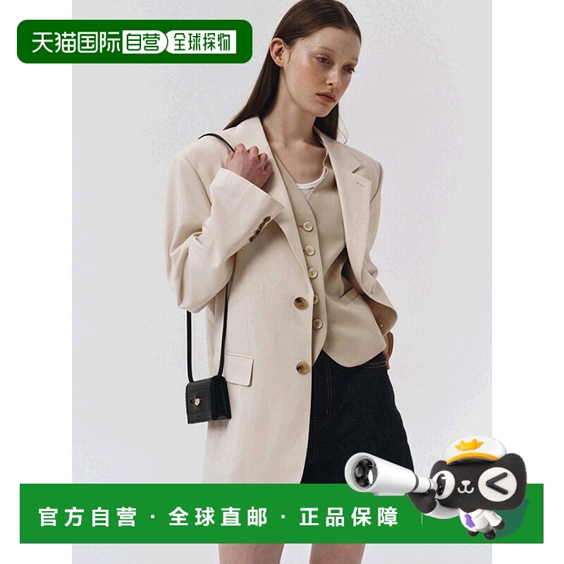 韩国直邮Dunst2023秋冬新品中性风经典女款夹克UDJA3B121CR羊毛