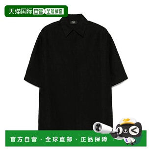 FS1317AU6Y01 衬衫 SS2025 黑色 Linen 香港直邮FENDI Fendi 男士