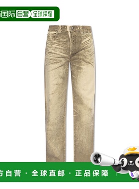 香港直邮Balmain 巴尔曼 男士 腰带环牛仔裤 EH1ML155DF57休闲裤