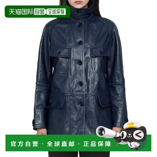 【美国直邮】all saints/诸圣 女士 皮质外套 【付后1h可退】长袖