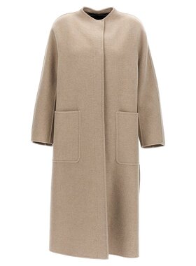 MAX MARA 女士大衣 GIOIOSA001 AW2024 浅棕色 'Gioiosa' coat