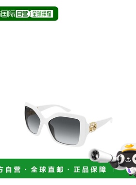 香港直邮GUCCI 女士眼镜 GG2015S003 AW2025 古驰 白色方框太阳镜