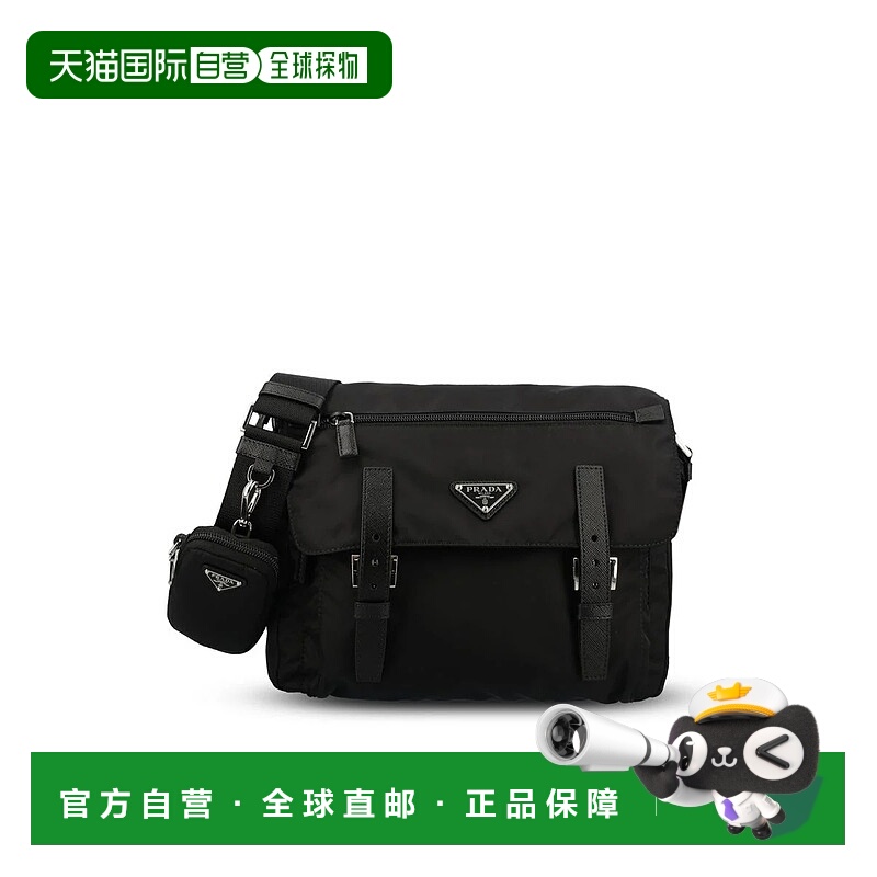 1h可退 香港直邮PRADA 女士手提包 1BD953RV44F0002P26 SS2026 黑