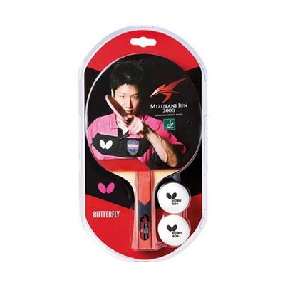 日本直邮BUTTERFLY蝴蝶 男士女士水谷润2000乒乓球拍 16930