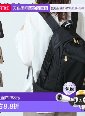 日本直邮VIOLAd'ORO GINO 双肩包尼龙材质灰褐色A4 尺寸竖款轻便v