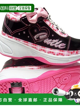 日本直邮RANGS JAPAN 波普带滑轮流行运动鞋 黑 20cm