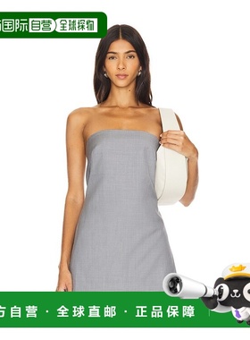 1h可退 香港直邮潮奢 ST.AGNI 女士 Column 羊毛长衫 S24236GRY