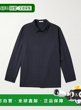 1h可退 香港直邮潮奢 The Row 男士 Beto 羊毛衬衫 283W1842