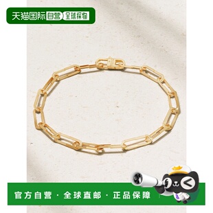 香港直邮Gucci 古驰 女士 Link to Love系列黄色18K金手镯 744562