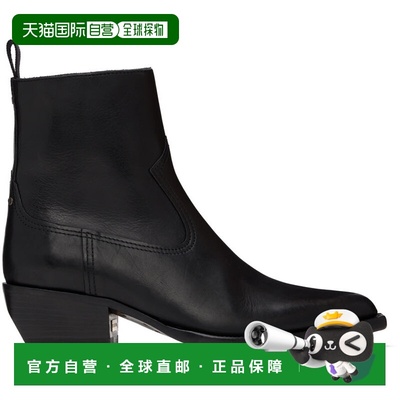 1h可退 香港直邮潮奢 GOLDEN GOOSE 女士 黑色 Debbie 踝靴 GWF00