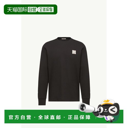 欧洲直邮MONCLER(盟可睐) T-shirt à manches longues en coton