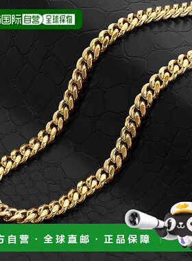 自营 Crucible Los Angeles 抛光不锈钢 9 毫米锁链 - 18 英寸至