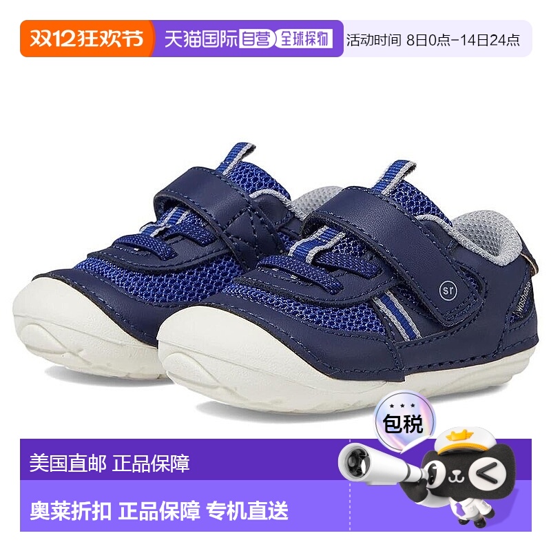 自营 Stride Rite Sm Apollo BB038301运动鞋美国3号蓝色休闲鞋FZ