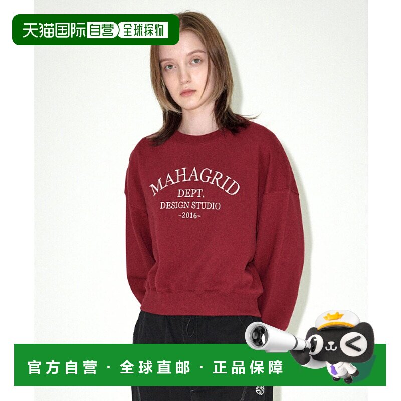 韩国直邮MAHAGRID 女士女士卫衣/绒衫MG2EFFM468ABG ARCH DEPT CRO