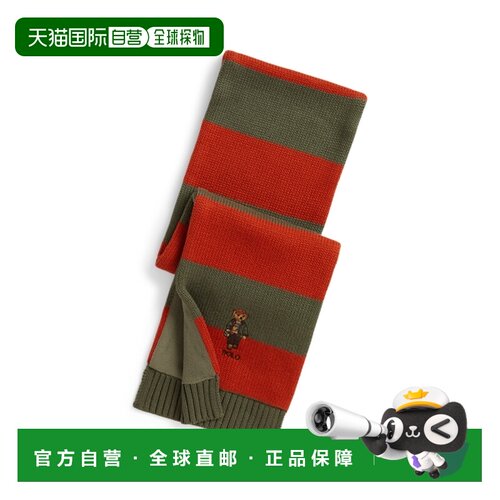 日本直邮RALPH LAUREN Polo熊纯棉围巾