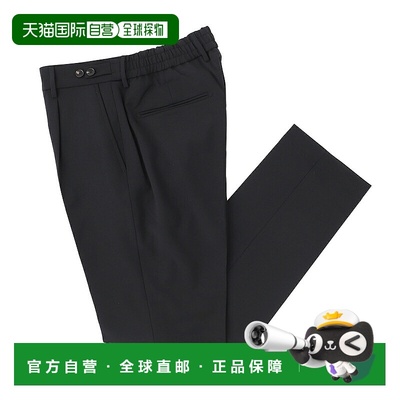 日本直邮BERWICH 男士羊毛休闲裤BERTO GT1442X 黑色BERTO 羊毛涤