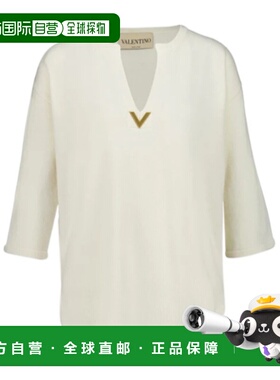 1h可退 香港直邮Valentino V领毛衣 BKC71YA38