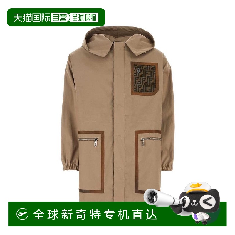 韩国直邮FENDI23FW夹克男FF0771APNG F1M2L Beige o Tan