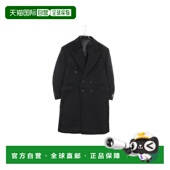 日本直邮中古Prada普拉达男A级95新coat风衣外套羊毛外套黑色