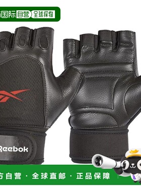 日本直邮Reebok Fitness 举重手套 L码 19 - 20cm [RAGB-15615]