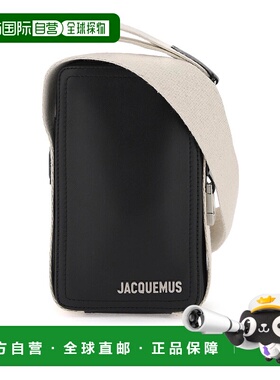 香港直邮JACQUEMUS 男士斜挎包 235BA0913174990 AW2024 黑色