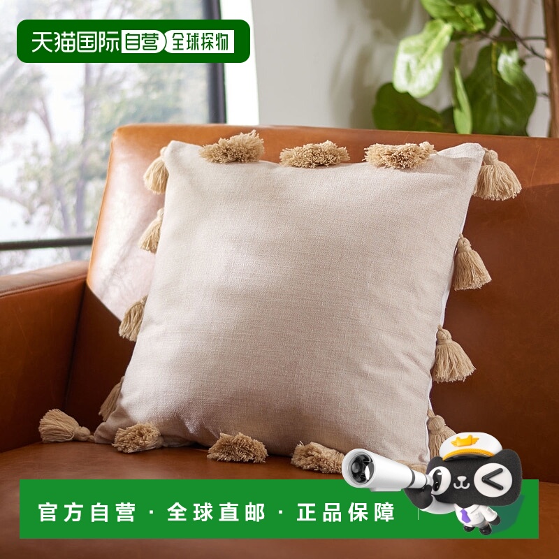 Safavieh Lonelli 枕头 - 米色 【美国奥莱】直发