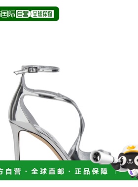 1h可退 香港直邮Jimmy Choo 周仰杰 女士 'Azia' Closure 金属感