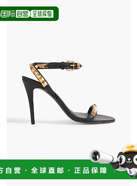 1h可退 香港直邮Valentino 华伦天奴 女士 铆钉皮质凉鞋 W0S0EK6H
