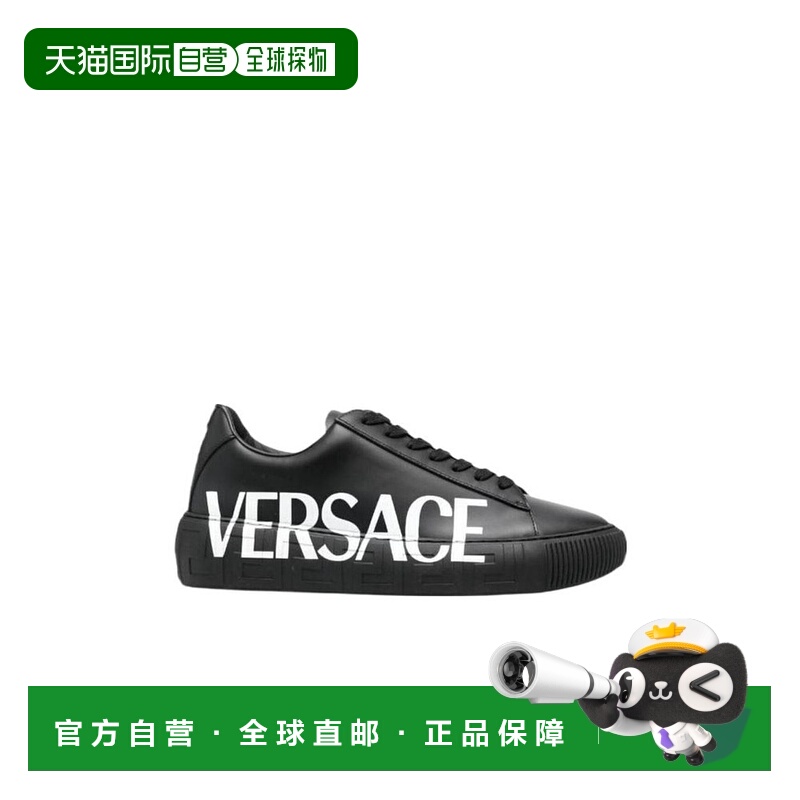 香港直邮VERSACE 徽标系带休闲运动鞋 Men crov