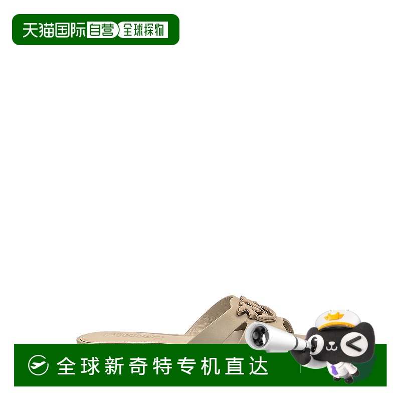 1h可退 香港直邮潮奢 Pinko 品高 女士 方头拖鞋 SD0313P003平底