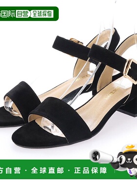 【日本直邮】SFW Liberty Doll 粗跟独立绑带腿凉鞋 / 5597（黑色