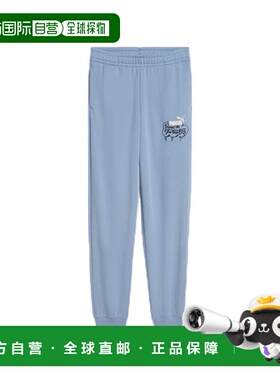 日本直邮PUMA 儿童 Mid 90S 运动长裤 浅蓝色 691164彪马运动裤