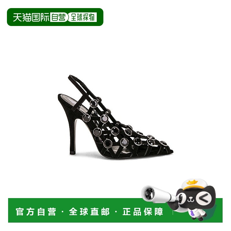 香港直邮潮奢 The Attico 女士 徽标高跟鞋 236WS743L007R水晶