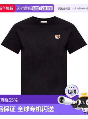 香港直邮Maison Kitsune 徽标短袖T恤 LW00105KJ0008