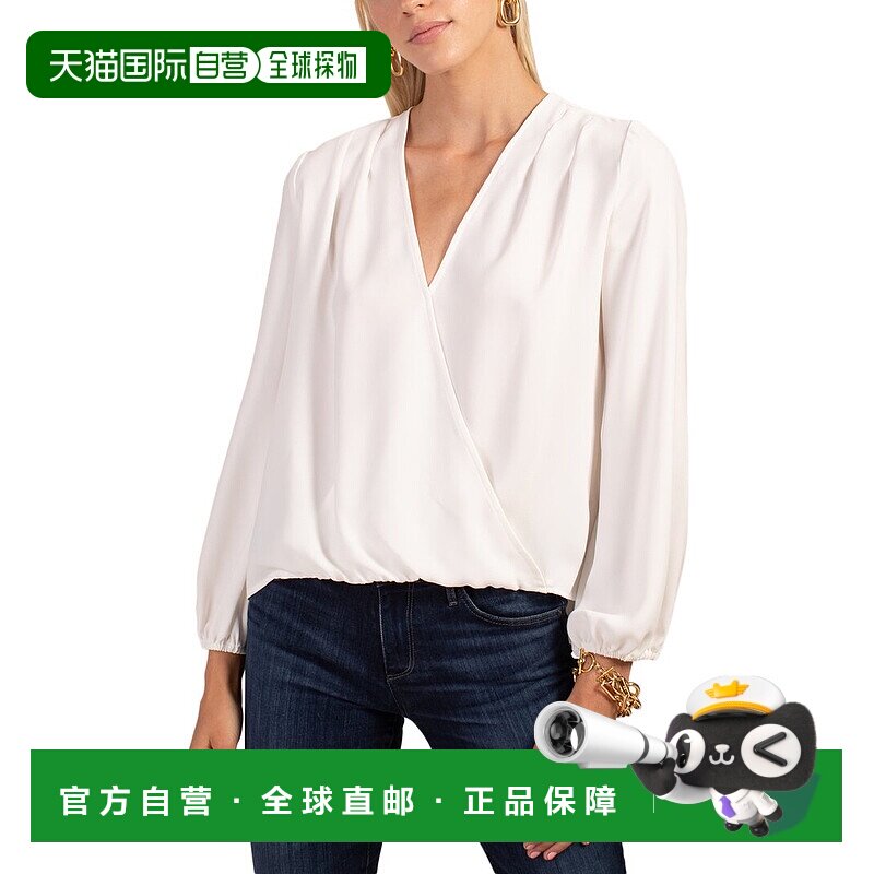 自营 Trina Turk 巴斯克 上衣 - 白色 长袖女装直发美国奥莱
