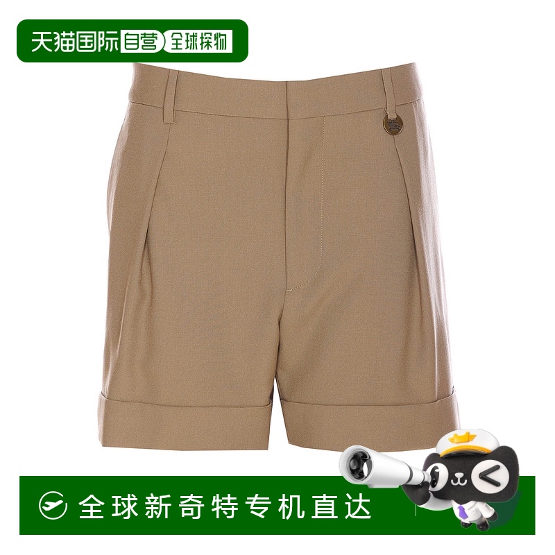 1h可退香港直邮BURBERRY女士短裤 8106440C2386 SS2025浅棕色