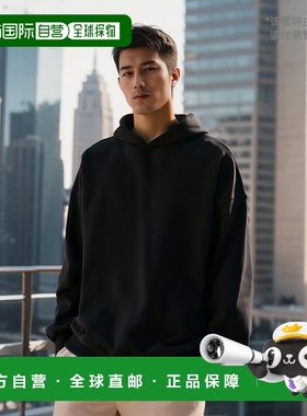 1h可退 日本直邮Graphpaper AZUMA男士宽松连帽卫衣 GU24370196B