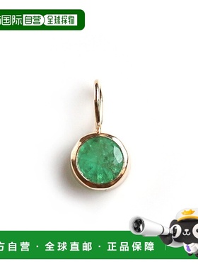 1h可退 日本直邮cui-cui K10YG黄金吊坠charm五月诞生石cuicui