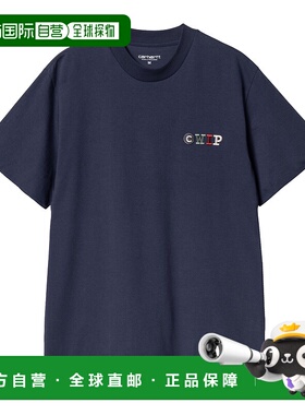 日本直邮Carhartt WIP Flags T-Shirt 后背旗帜图案圆领短袖T恤