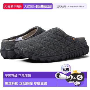 78889 013女式 7号炭质拖鞋 自营Bogs KHD726 舒适鞋 灰 Snowday