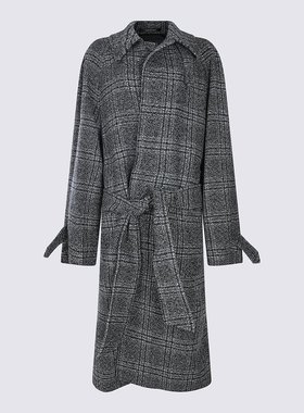 BALENCIAGA 女士大衣 838934TSU201269 AW2025 灰色