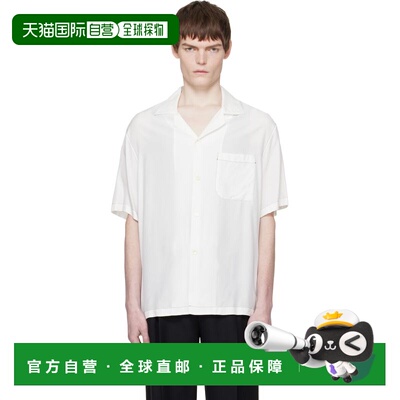 香港直邮Lanvin 朗雯 男士 白色 Mother and Daughter Print 衬衫