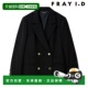 双排扣简约夹克可机洗长袖 日本直邮FRAY 办公穿着fwfj261054