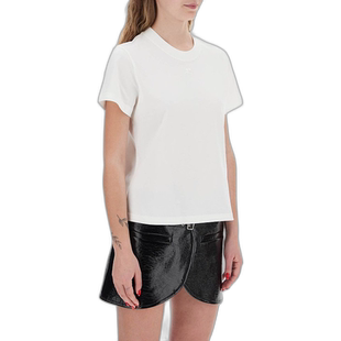 香港直邮潮奢 Courreges 女士 Courreges 圆领短袖 T 恤 VESJTS00