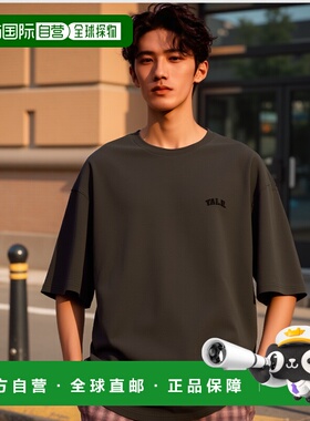 韩国直邮YALE (23SS) [ONEMILE WEAR] SMALL ARCH TEE PG CHARCOA