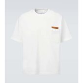 Bottega Veneta 葆蝶家 潮奢 男士 山羊皮边棉质针织T恤