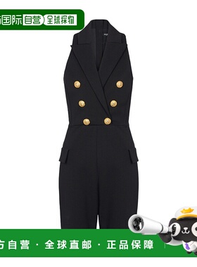 香港直邮Balmain 弹性粒面连体裤 AF1PT040CC77套装