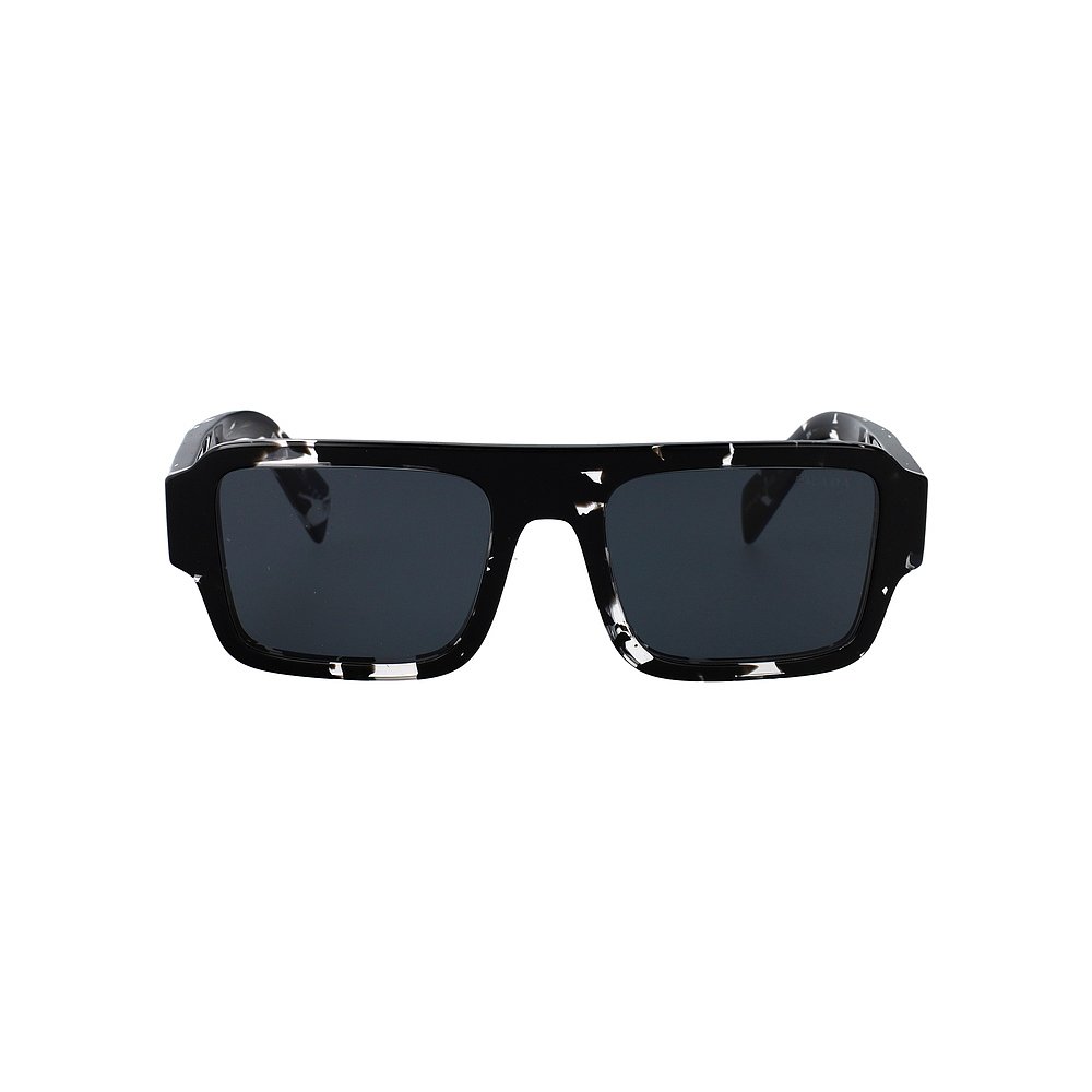 PRADA 男士太阳镜 0PRA05S15O70B SS2025 黑色 Sunglasses