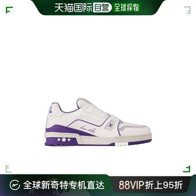 香港直邮潮奢 Louis Vuitton 路易斯威登 男士 TRAINER 徽标低帮